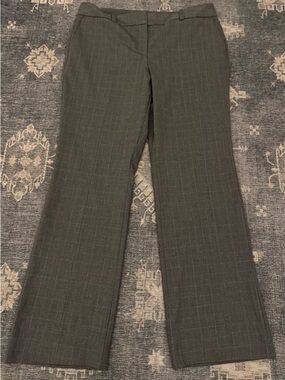 Ann Taylor Gray Pinstripe Dress Pants